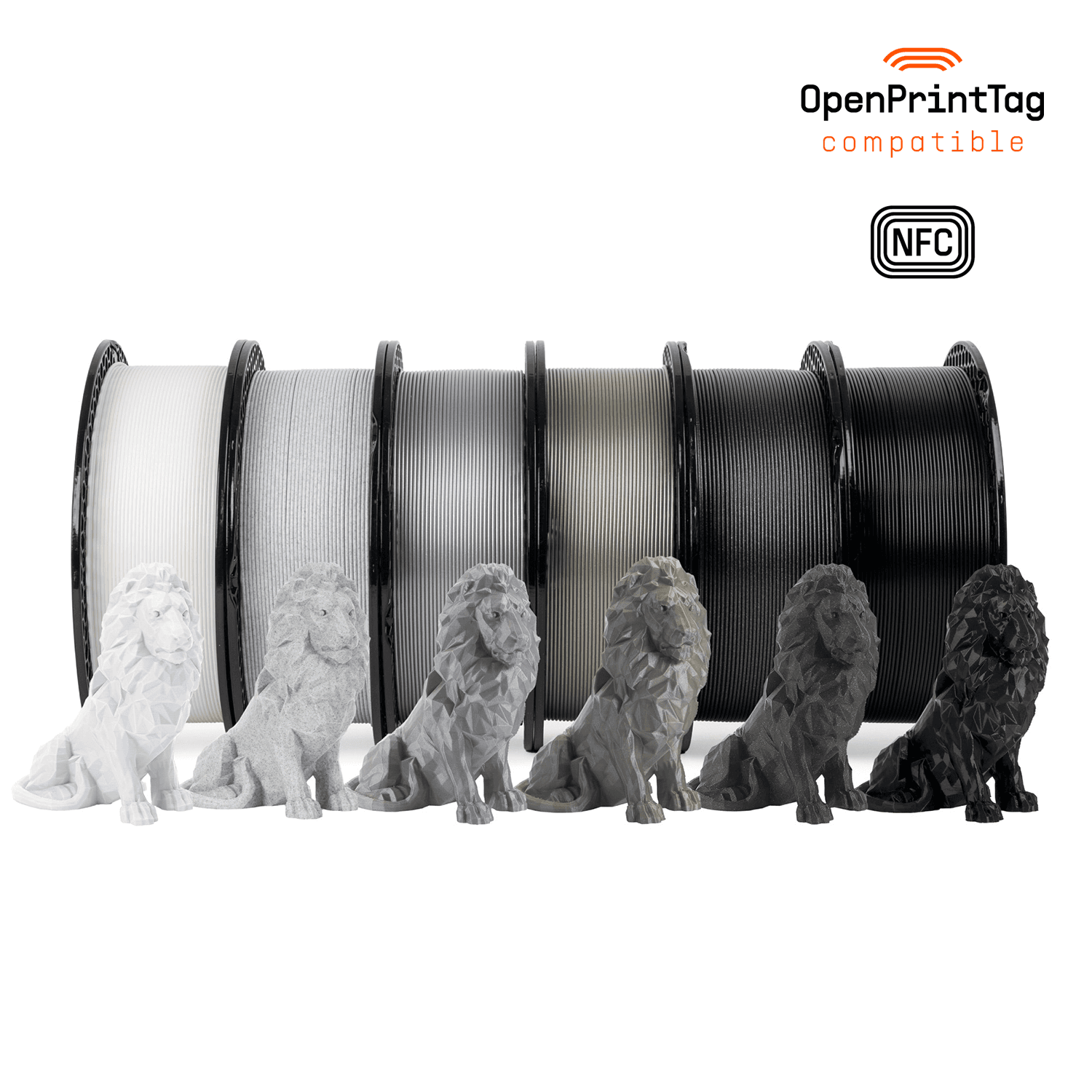 Prusament PLA Greyscale Bundle 5+1 FREE