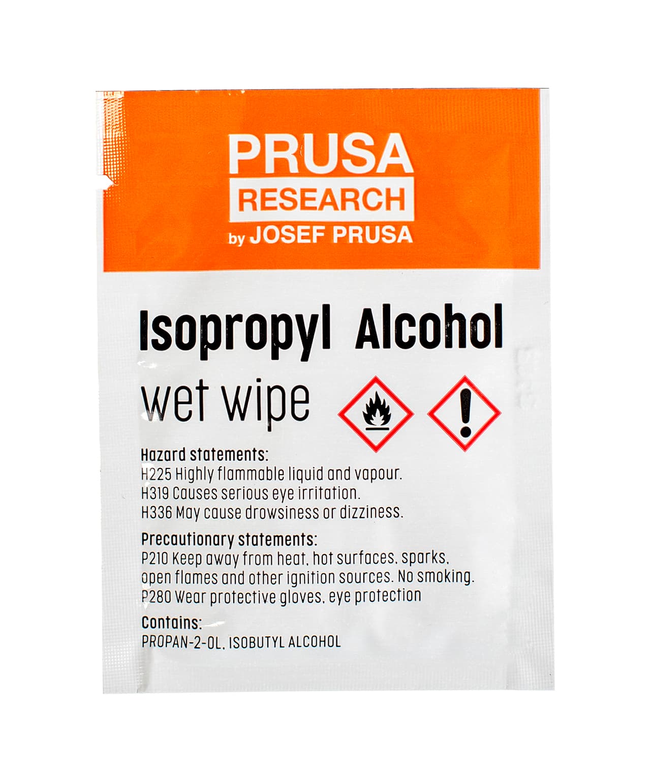 Alcohol-Saturated Wipes