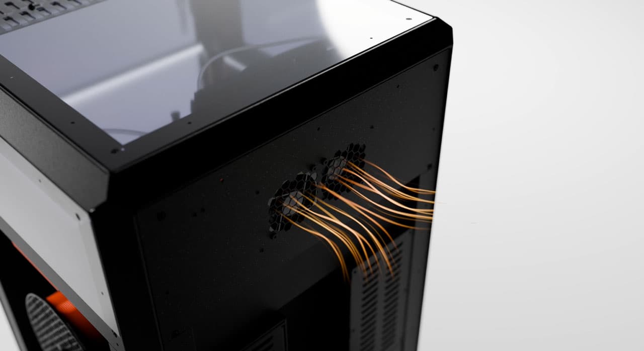 Active chamber temperature control with automatic grille ventilation