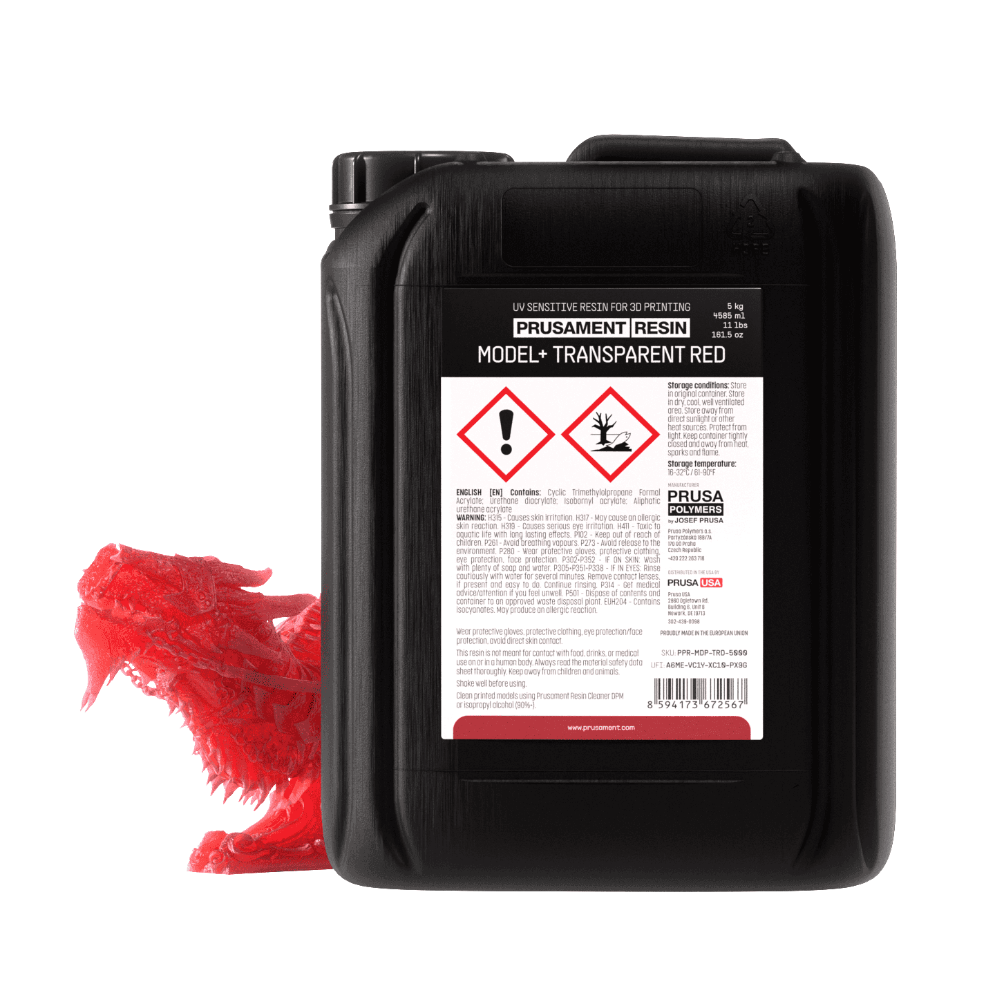TRANSPARENT RED 5kg