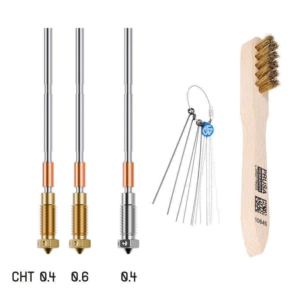 Additional nozzles, print sheets and filaments