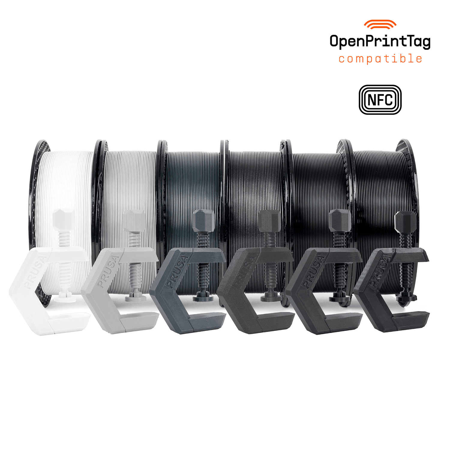 Prusament PETG Greyscale Bundle 5+1 FREE
