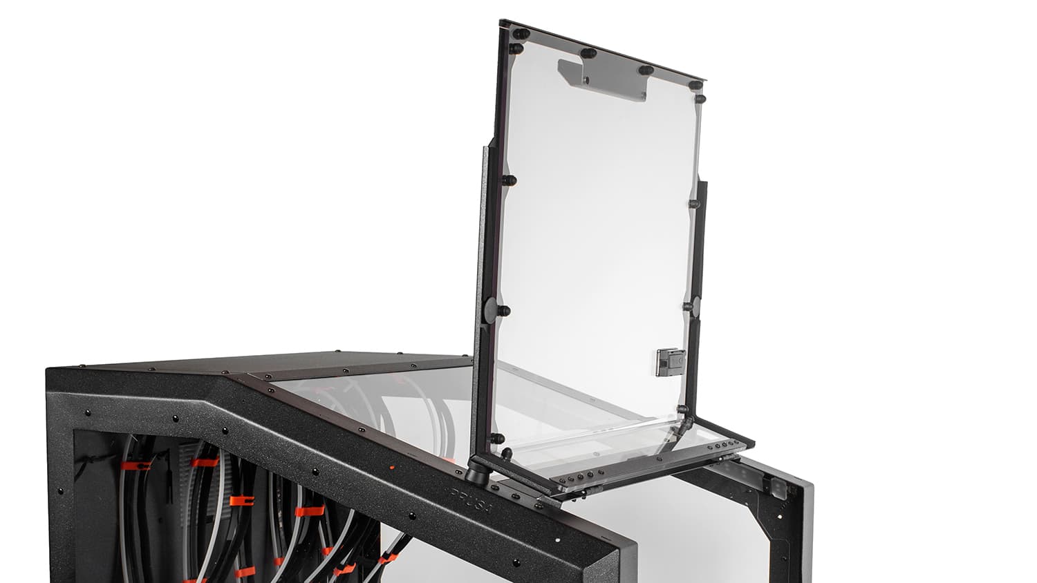 Top view of the XL Enclosure lid and frame