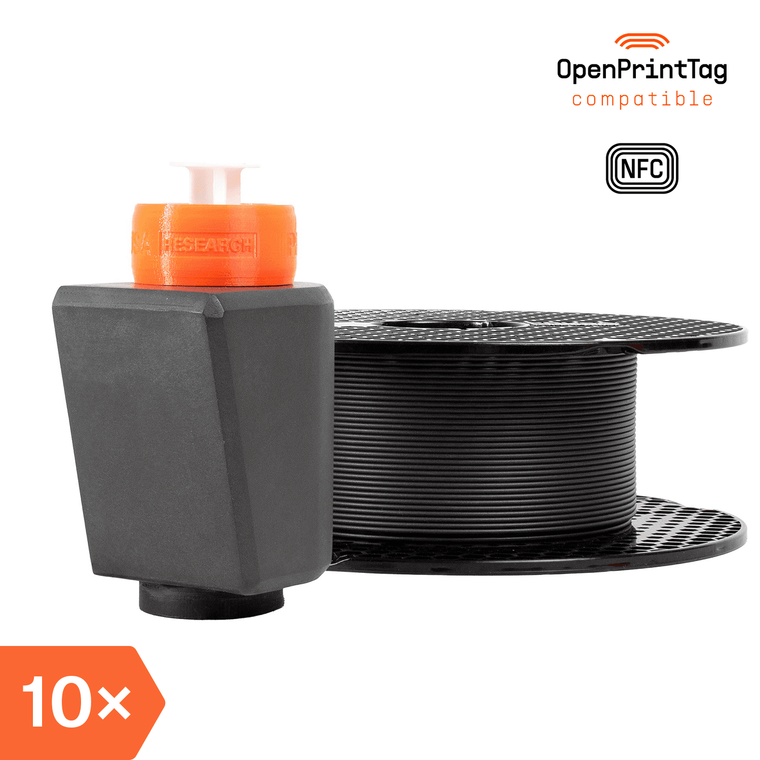 Prusament PETG Tungsten 75% 1kg (NFC) – Multipack 10 pcs